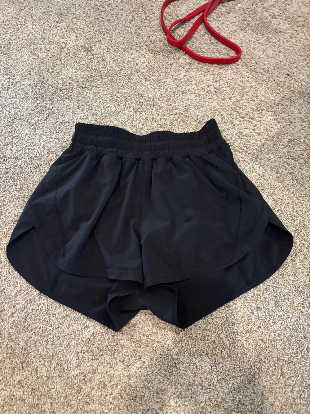LULULEMON high rise running shorts